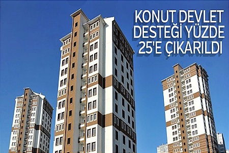 YÜZDE 25 DESTEK